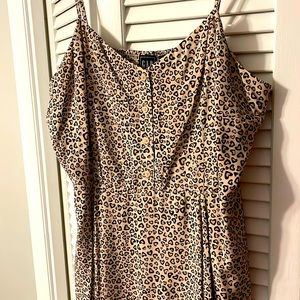 GAP Leopard Print Mini Dress